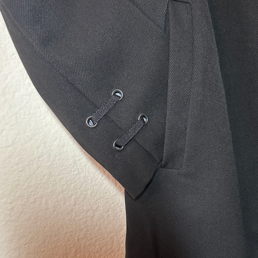 Harry Potter Hot Topic Coat - Med, Deathly Hallows Buttons, Hooded Wizard Trench - Picture 8 of 12